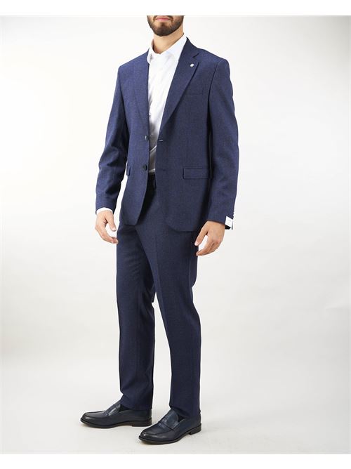 Wool micropatterned suit Manuel Ritz MANUEL RITZ | abito | 3732A331824364488